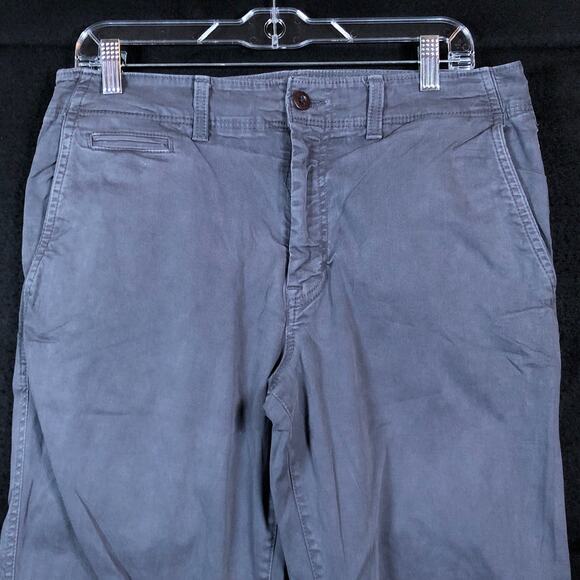 American Eagle Outfitters Mens Jeans Gray Denim Original Straight 33x32 - Picture 2 of 12